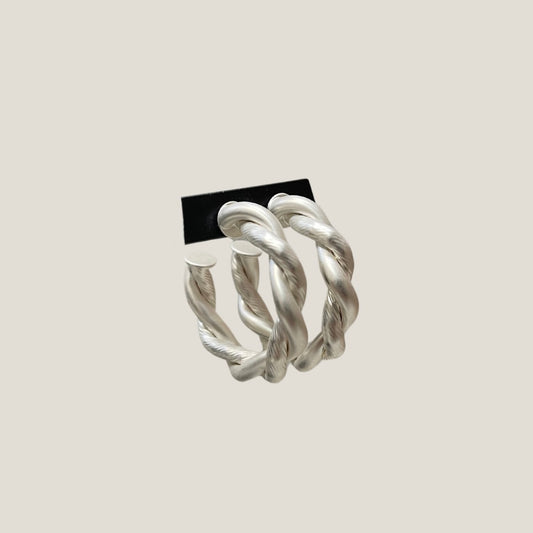 Braid To Be Hoop Earring image 0