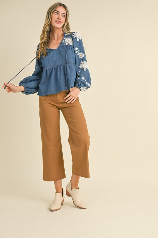 Denim’s Bloom Blouse image 2