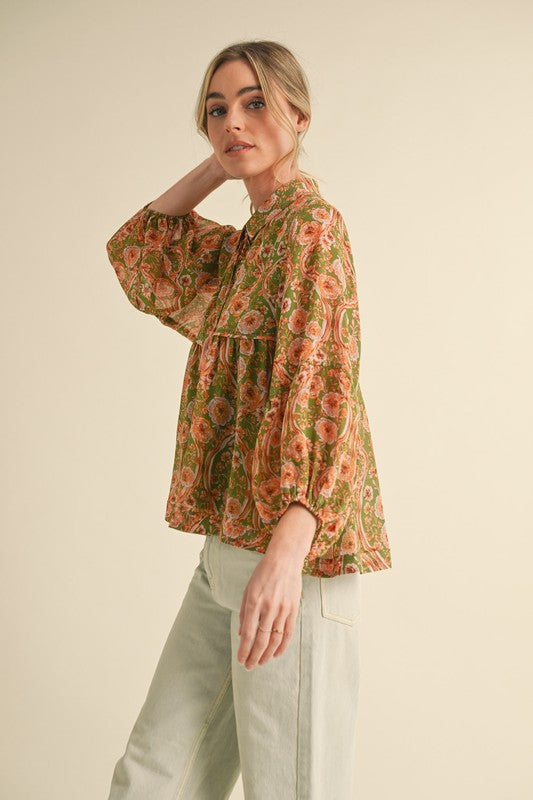 Retro Bohemian Blouse image 2