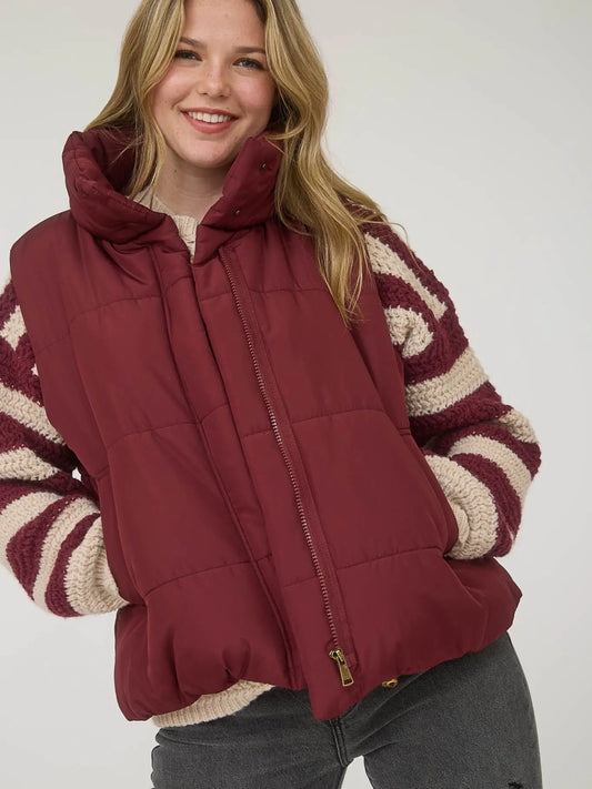 Subtle Flair Puffer Vest