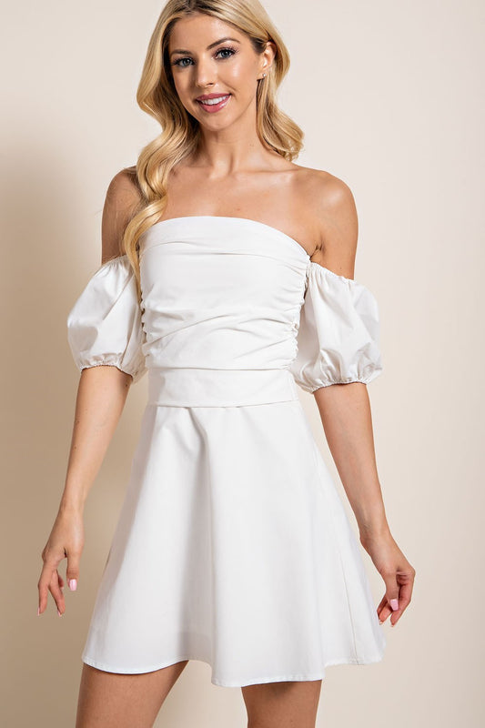 Bubblegum Princess Off-the-Shoulder Dress image 1