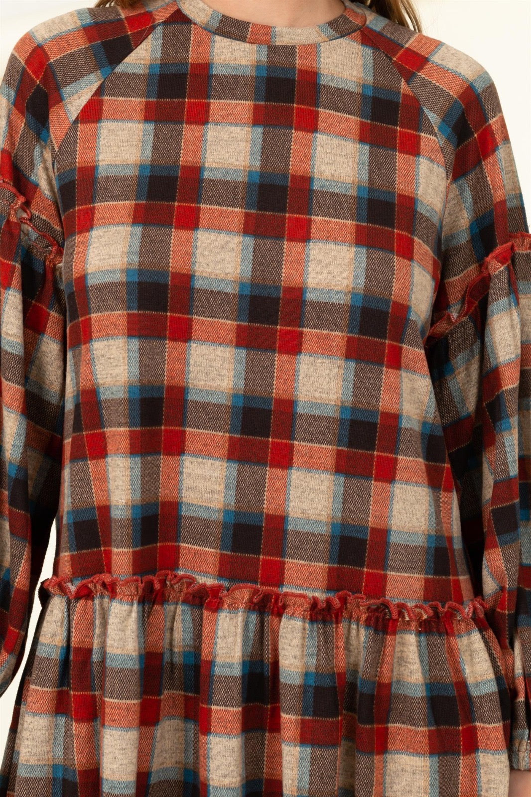 Flirty Flannel Dress image 7